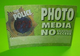 The Police Backstage Pass Concert World Tour Original Otto 2007 Over Sized Green - £17.51 GBP