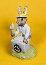 Royal Doulton Ice Cream Bunnykins Figurine DB82 Vintage 1989 EUC - $39.55
