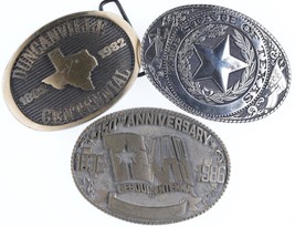 3 1980&#39;s Texas Belt buckles - £66.17 GBP