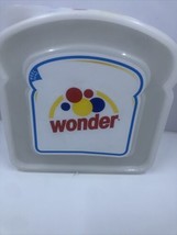 Wonder Bread Sandwich Keeper, Lunch Box, Snack, Plastic Container with Lid - £3.68 GBP