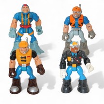 Mattel Rescue Heroes Action Figures Lot Of 4 Vintage Collectibles - $23.84 CAD