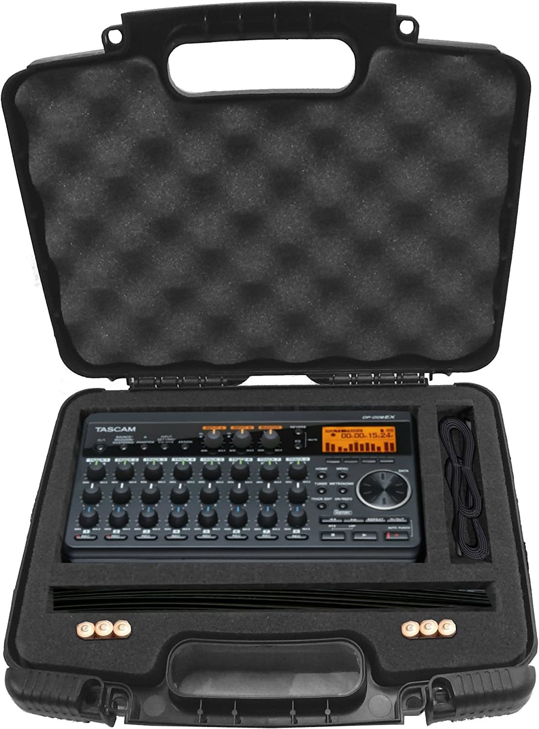 CASEMATIX Customizable Recorder Hard Case Compatible with Tascam DP-008EX, - $38.99