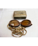 Vintage WW2 1941 British Army Tinted Desert Goggles Original Box S.L.M. 8-b - €126,65 EUR