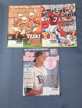 Lot of 3 SPORTS ILLUSTRATED MAGAZINES August September October 2010 Davi... - £4.17 GBP