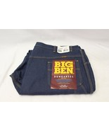 Big Ben Dungarees Mens Size 50 x30 Dark Blue Jeans Carpenter 6 Pocket NE... - $504.03 MXN