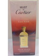 Must De Cartier EAU FINE Eau de Toilette Spray 150ml / 5oz - Limited Edi... - $160.00