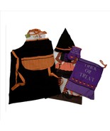 Trick or Treat Adult Apron and Child&#39;s Trick or Treat Apron Set SALE-Mak... - $238.43 MXN