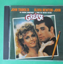 Grease Original Soundtrack CD Olivia Newton-John John Travolta Musical NICE! - £6.20 GBP