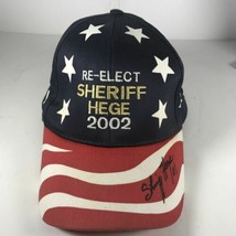 Signed ReElect Sheriff Hege Adjustable Cap Hat - 2002 - £39.09 GBP