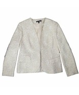 Lafayette 148 12 Womens Suit Jacket Blazer Gold Yellow Metallic Beige Ja... - $767.36 MXN