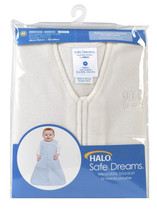 HALO Safe Dreams Wearable Fleece Blanket, Medium 6-12 Months, Cream - £13.35 GBP