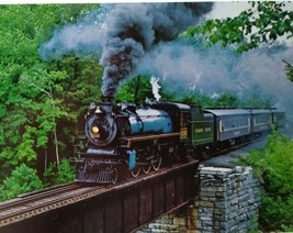 Railroad Postcard 1293 Canadian Pacific Locomotive Train Audio Visual Bridge - £8.91 GBP