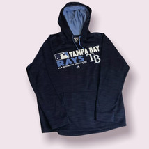 Tampa Bay Rays Kevin Cash MLB Majestic Player Worn Hoodie Sweatshirt - £79.92 GBP