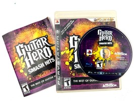 PS3 Guitar Hero Smash Hits Sony PlayStation 3 Complete w/ Case Manual Game 2009 - £27.62 GBP