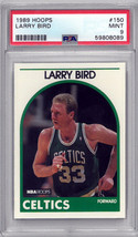 Larry Bird 1989-90 NBA Hoops Card #150- PSA Graded 9 Mint (Boston Celtics) - £43.92 GBP
