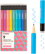 Erasable Gel Pens, 9 Colors Erasable Pens, Make Mistakes Disappear Color... - $23.06