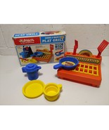 Vintage Playskool Cook &amp; Serve Play Grill 70s 1977 GenX Toy - £11.37 GBP