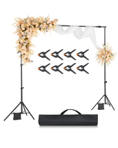 VEVOR Backdrop Stand, 7 x 10 ft Adjustable Photo Stand Kit, Portable Bac... - $620.39 MXN