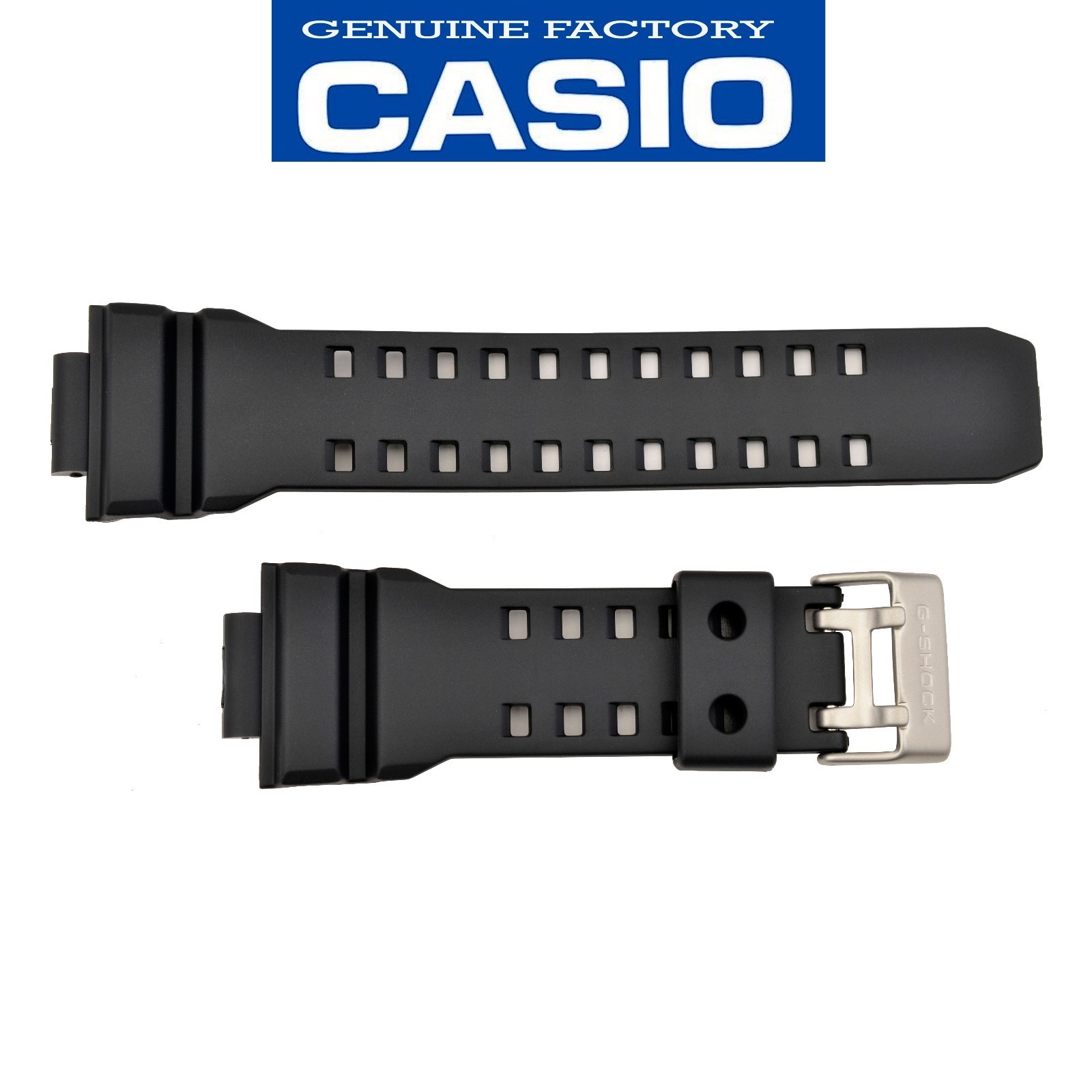 Genuine CASIO G-SHOCK Watch Band Strap GD-350 GD-350GB Original Black Ru... - $63.95