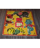 Antique 1950&#39;s CIRCUS ANIMALS Playtime House Inlaid Children&#39;s Puzzle Tiger - $298.73 MXN