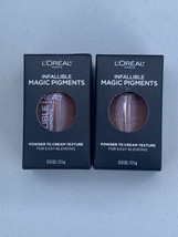 2X L’Oreal Infallible Magic Pigments “462 COFFEE DATE ” Powder to Cream ... - $2.48