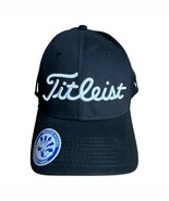 Titleist New Era Medium-Large M L Black Golf Hat Cap Pro V1 FJ FootJoy M... - $367.79 MXN