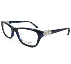 Judith Leiber Eyeglasses Frames Duet Sapphire Blue Clear Crystals 53-17-135 - £104.46 GBP