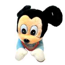 Rare Vintage 1984 Disneyland Plush Baby Mickey Mouse Stuffed Animal 10&quot; - £11.22 GBP