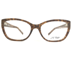 JF Rey Eyeglasses Frames JF1259 9595 Brown Tortoise Textured Cat Eye 52-17-129 - £96.05 GBP