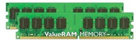 Kingston Value Ram 4GB 667MHz DDR2 Non-ECC CL5 Dimm (Kit Of 2) Desktop Memory - £31.82 GBP