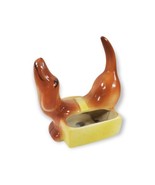 Pair Vintage Ceramic Dachshund Basket Planters. Mid-Century/Retro. Weine... - $33.24 CAD