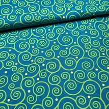 Junebee Spiral Vines Fabric by Ink and Arrow 3/4 Yard x 44” Wide 100% Cotton - £6.56 GBP