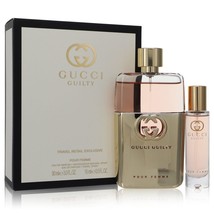 Gucci Guilty Pour Femme 3.0 Oz Eau De Parfum Spray 2 Pcs Gift Set - £157.37 GBP