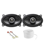 MB Quart Front Speaker Replacement+Waterproof Wire for 87-95 Jeep Wrangl... - £70.47 GBP