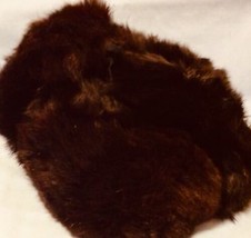 Unisex Winter Trapper Style Hat Rabbit Fur Size Adult Small - $29.70