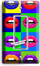 Vivd Lips Pop Art Single Gfci Light Switch Cover College Dorm Room Office Decor - £8.16 GBP