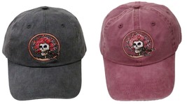 Grateful Dead Hat- Skull and Roses Embroidered Baseball Cap/ hat /Dead and Compa - £24.32 GBP