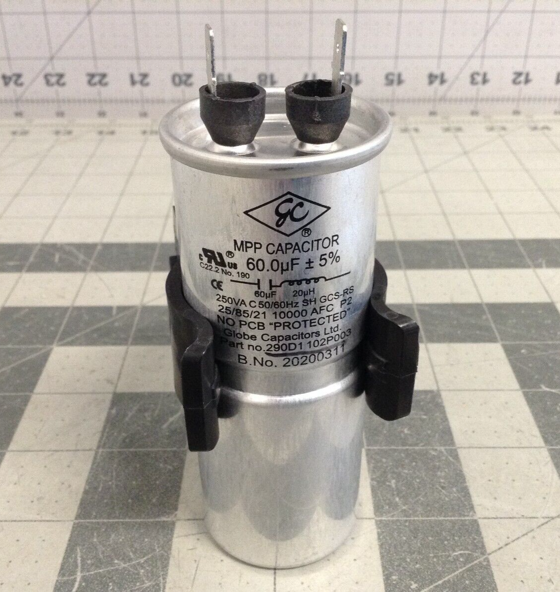GE Washer Capacitor 290D1102P003 - £26.25 GBP