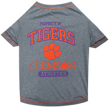 Officially Licensed Clemson Pet Tee Shirt - Perfect Game-Day Apparel for Dogs an - £12.61 GBP