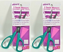 Lot of 2 Allary Style #209 Craft Scissors, 7 Inch, Green - £7.88 GBP