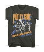 2025 Hot -Motley-Crue- Rock Band &#39;87 Tour Mens Short Sleeve T Shirt 80s ... - $9.99