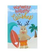 Hawaii Christmas Cards Surfing Warmest Wishes Reindeer - £11.18 GBP