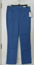 Dana Buchman Straight Leg Twill Jeans Dutch Blue Women&#39;s Sz 10 NWT MSPR$50 - $384.09 MXN