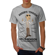 Wellcoda Retirement Gift Funny Mens T-shirt, Happy Graphic Design Printed Tee - £14.87 GBP+