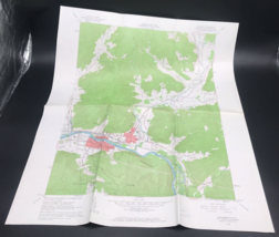 1961 Salamanca NY Quadrangle Geological Survey Topographical Map 22&quot; x 2... - $9.49