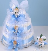 Diaper Cake Delight Baby Boy Gift - £149.93 GBP