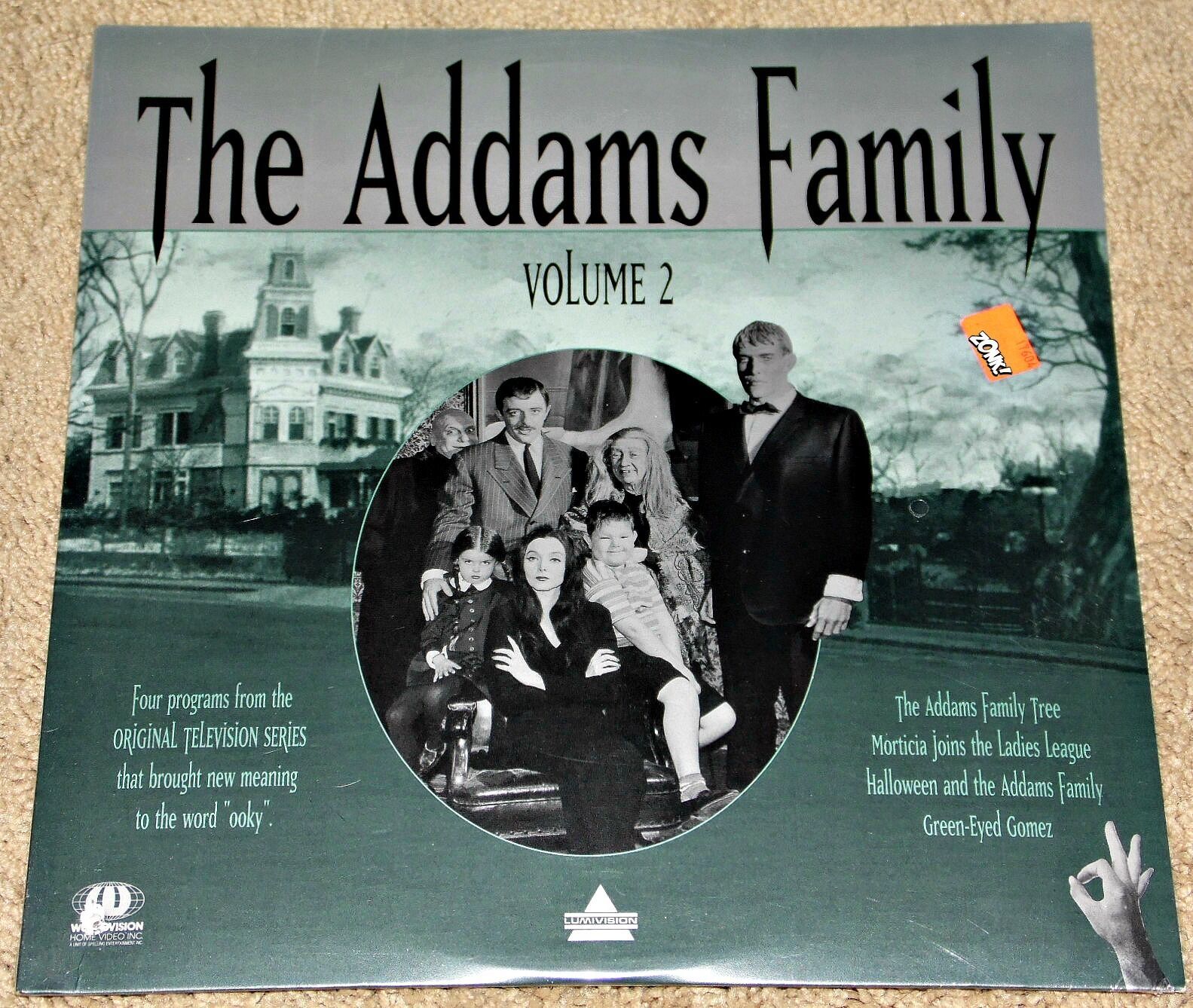 Primary image for THE ADDAMS FAMILY 1964 LaserDiscs   5 SEALED!  20 Episodes!  Ooky!   AND THING!!