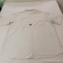 Columbia FM7024 Men's Omni-Shade Short Sleeve Button-Up White Shirt Chest Sz 51" image 14