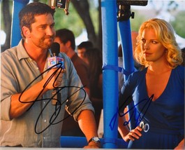 THE UGLY TRUTH Cast Signed Photo x2 -Gerard Butler and Katherine Heigl w/COA - £227.25 GBP