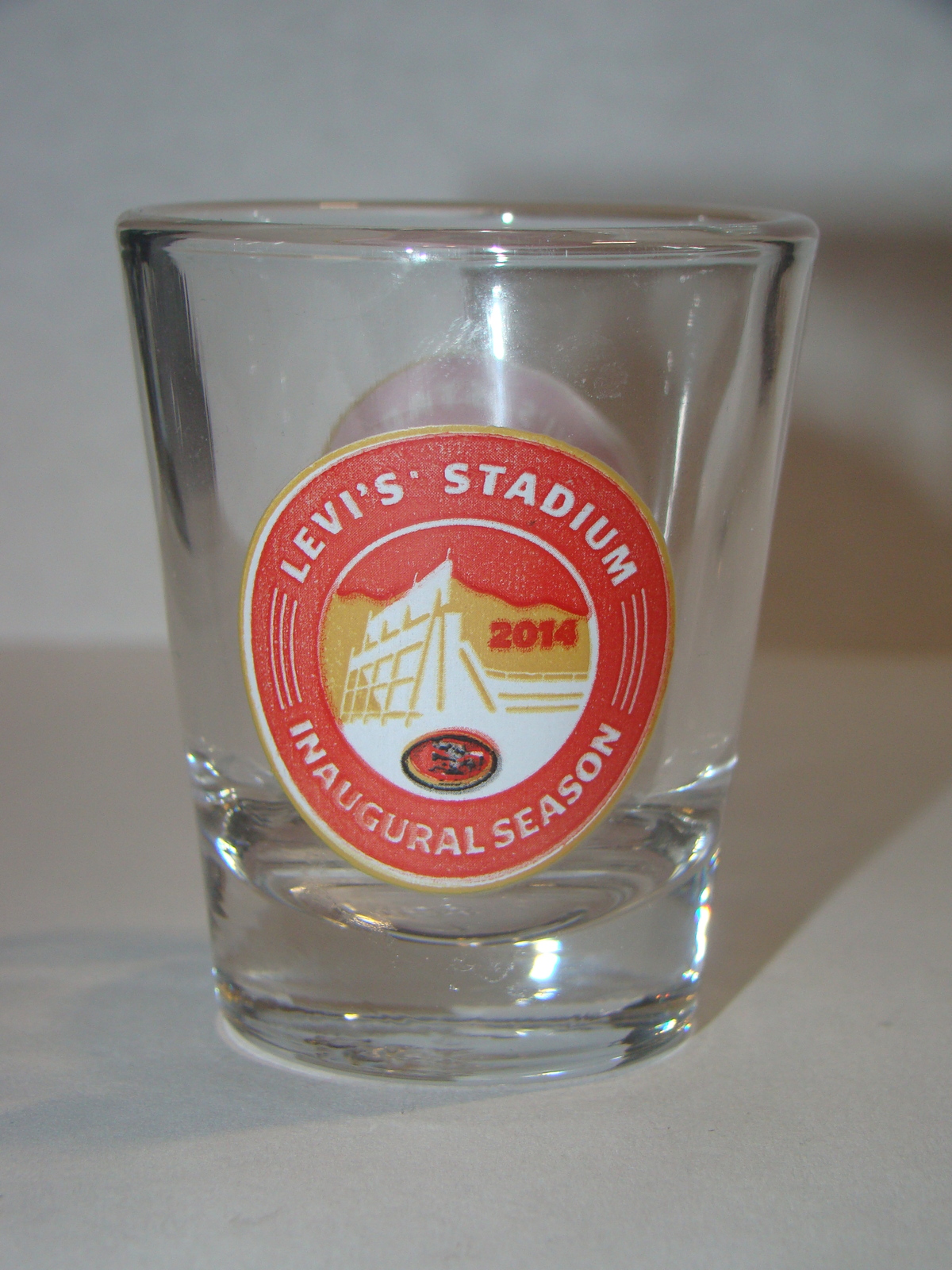 SF 49ers - LEVI'S STADIUM 2014 INAUGURAL SEASON - Shot Glass - $18.00